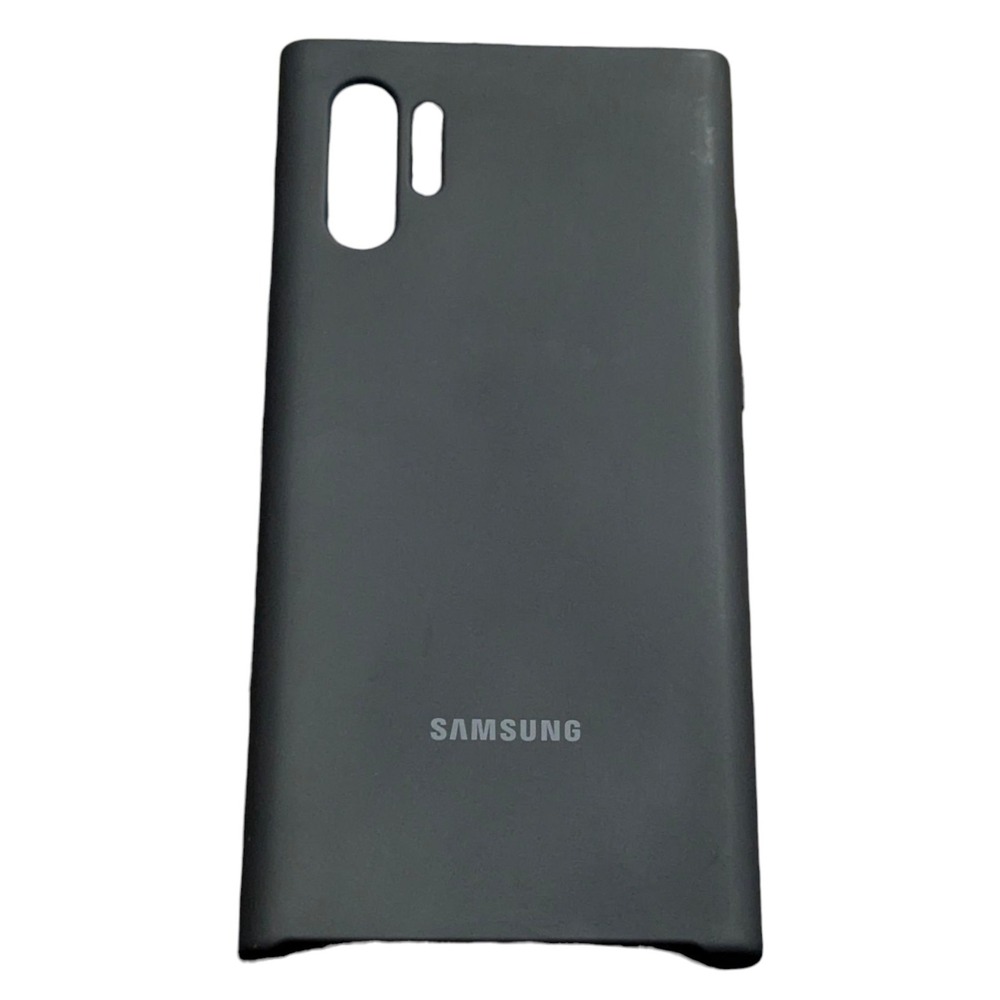V4-O Samsung Silicone Case For Samsung Galaxy Note10+ In Black